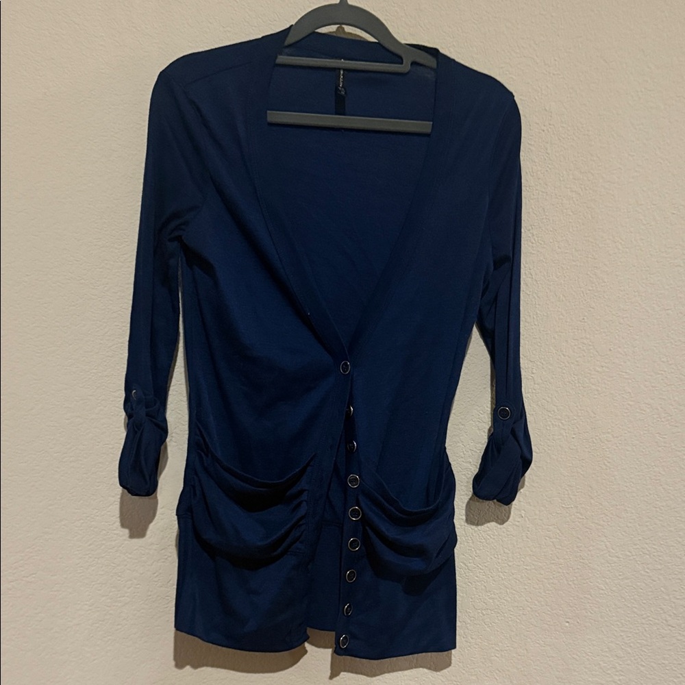 Navy Blue Women's Cardigan